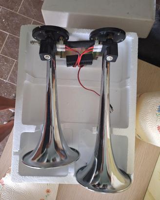 Trombe ad aria cromate auto camion