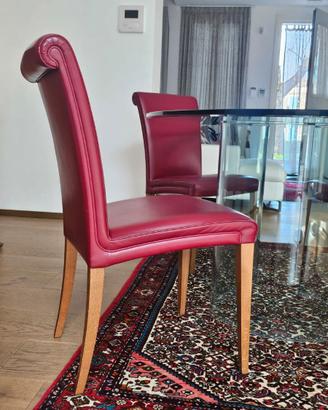 4 splendide Sedie poltrona Frau modello Vittoria