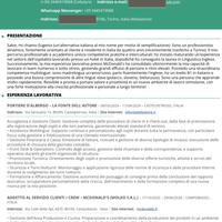 Receptionist/Commesso/Adetto alla vendita