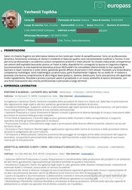 Receptionist/Commesso/Adetto alla vendita