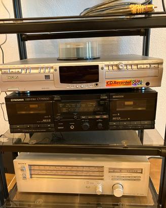 Doppia piastra Pioneer CT W500