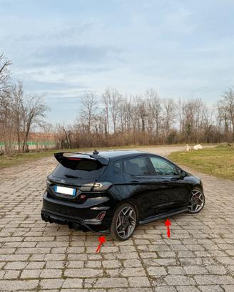 Kit estetico minigonne TRC per Ford fiesta st mk8