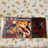 2 DVD SPIDER-MAN E 1 I FANTASTICI 4