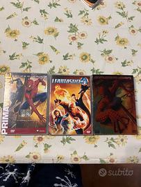2 DVD SPIDER-MAN E 1 I FANTASTICI 4