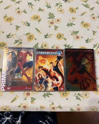 2 DVD SPIDER-MAN E 1 I FANTASTICI 4