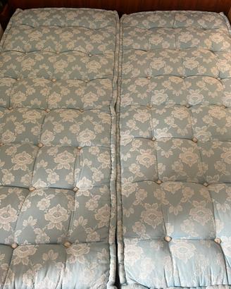 Coppia di materassi singoli doppio strato