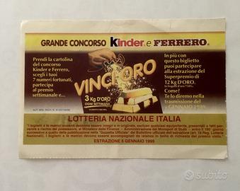 Biglietto Lotteria 1998 Raffaella Carra'