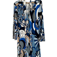 Emilio Pucci vestito longuette a maniche lunghe