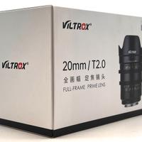 VILTROX CINE MF 20mm T 2.0 per SONY E - NUOVO -