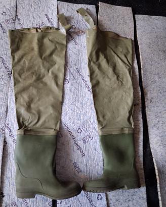 waders pesca in gomma/pvc taglia 41