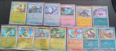 Lotto 13 carte Pokemon tutte Pokeball WHT e BLK
