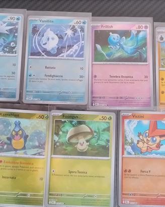 Lotto 13 carte Pokemon tutte Pokeball WHT e BLK