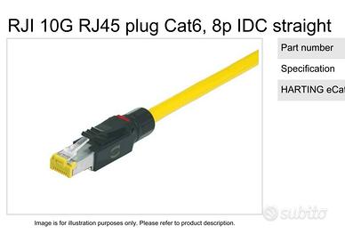 harting connettore RJ45 network CAT6 maschio