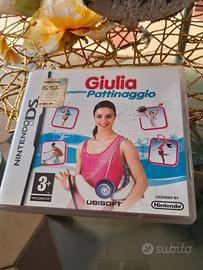 gioco Nintendo ds Giulia passione pattinaggio 