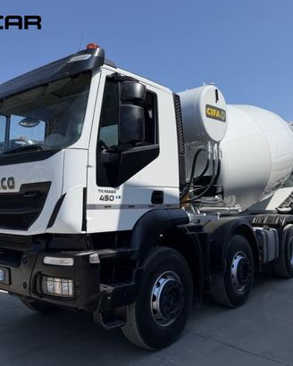 Iveco trakker 450 betoniera euro 6 anno 2017