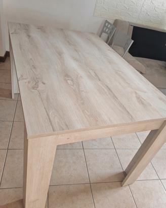 Tavolo estensibile legno chiaro
