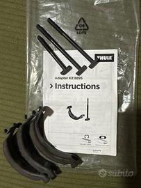 Adattatore per barre portabici thule