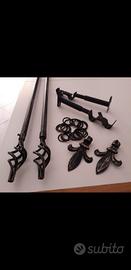 Bastoni tende in ferro battuto estensibili 