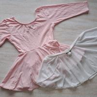 Body danza e gonnellino tg.8/10 anni