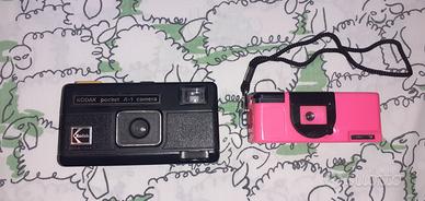 2 Mini Macchine Fotografiche Fotocamere Vintage