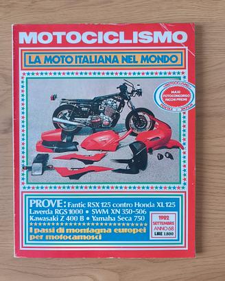 laverda rgs 1000 honda xl 125 fantic rsx 1982