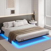 Letto Piattaforma con Luce Led 160x200 cm