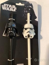 Set 2 Cannucce Star Wars 3D-Darth Vader e Stormttr