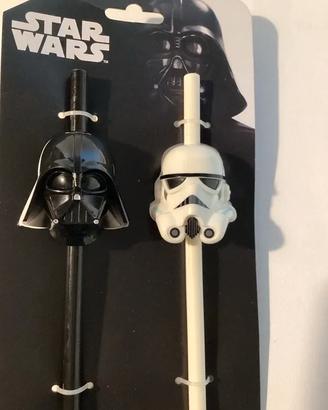 Set 2 Cannucce Star Wars 3D-Darth Vader e Stormttr