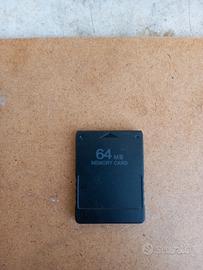 memory card 64 mb compatibile per ps2
