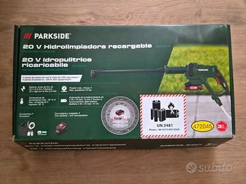 Idropulitrice batteria parkside NUOVA