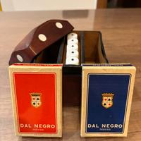 VINTAGE SET CARTE POKER CON DADI