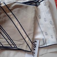 2 sciarpine in seta Christian dior