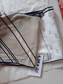 2 sciarpine in seta Christian dior