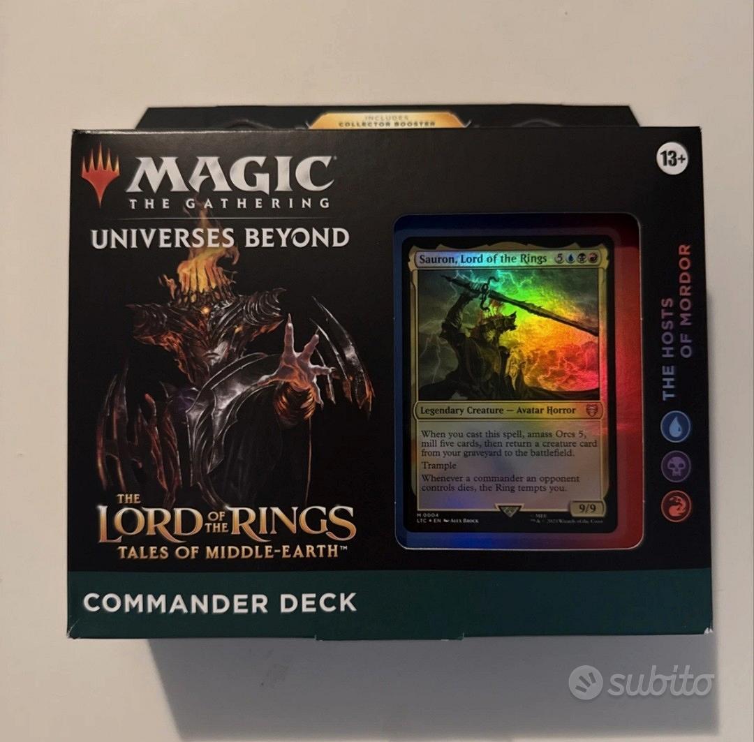Commander deck mtg LOTR - Collezionismo In vendita a Savona