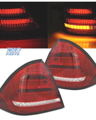 FANALI MERCEDES W203 SEDAN 00-04 A LED DINAMICI RO