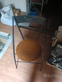 Sedie legno e ferro 