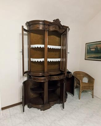  vetrina legno anni 70