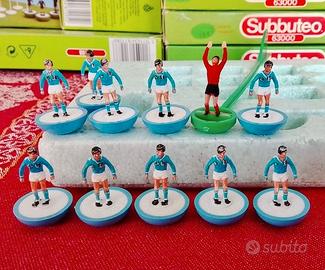 Subbuteo team Napoli con Scudetto e Coppa Italia