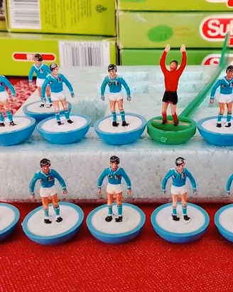 Subbuteo team Napoli con Scudetto e Coppa Italia