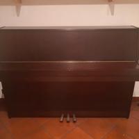 pianoforte Yamaha verticale marrone scuro satinato