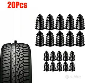 20 pz Kit Riparazione Pneumatici Chiodi Gomma Vite