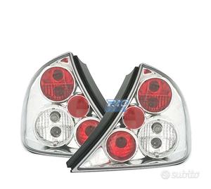 FANALI PER FORD MONDEO MK2 96-00 FONDO CROMATO