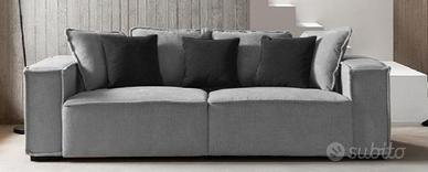 DIVANO 3 POSTI MAXI Grigio