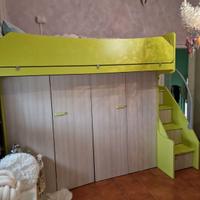 Camera da letto per bambin*/ragazz* salvaspazio