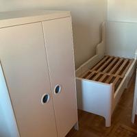 Ikea letto e armadio Busunge usati
