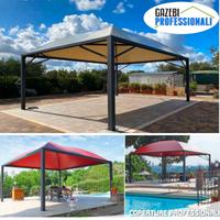 Gazebo copertura 7x7 tettoia pesante bar ristorant