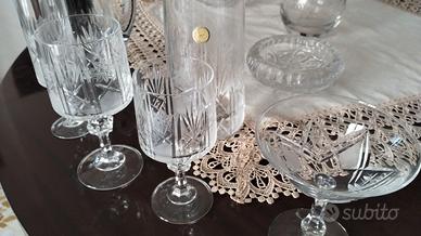 Servizio di cristallo di Boemia