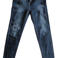 Jeans donna kocca tg 31 pantaloni elasticizzati