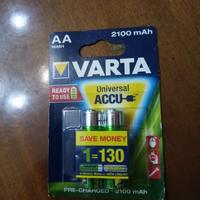 VARTA due batterie ricaricabstilo del tipo AA 2100