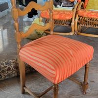 Sei sedie in stile rinascimentale